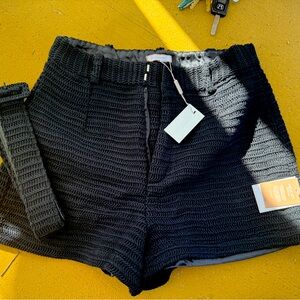 Jluxlabel Knit Shorts - size XL- Black